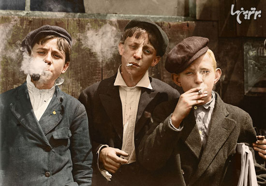 تصاویری از کودکان کار آمریکا در صد سال پیش
