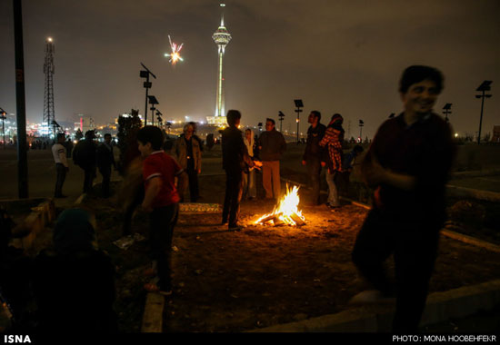 عکس: شب چهارشنبه سوری 93 تهران