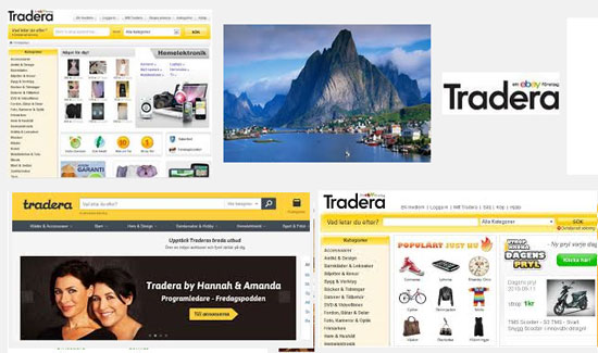 بزرگ‌ترین حراجی اسکاندیناوی در tradera.com