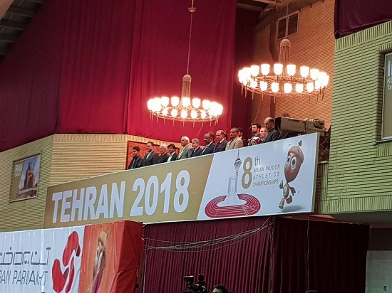 افتتاح رسمى دو و میدانى قهرمانى آسیا در تهران