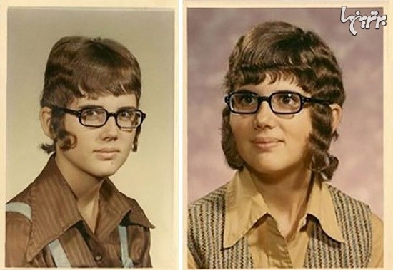 مدل موهای عجیب و خنده دار دهه 60 و 70