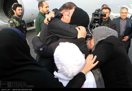 عکس: دیپلمات ایرانی در آغوش خانواده