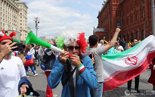 جام جهانی 2018؛ تصویر برگزیده رسانه روسی از هواداران ایرانی
