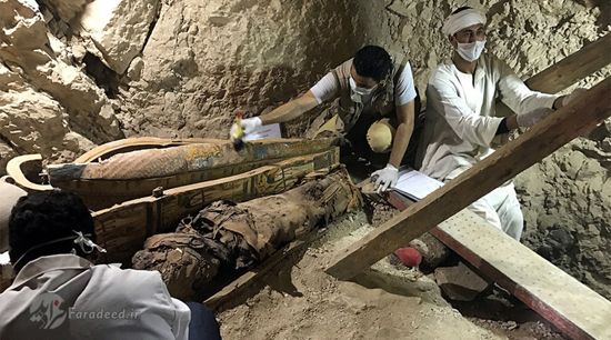 کشف گنجینه باستانی در مصر
