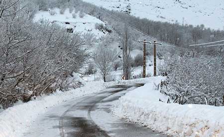 پیش بینی بارش برف در ۵ استان