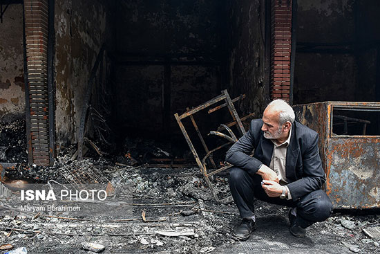 بازار تبریز بعد از آتش‌سوزی