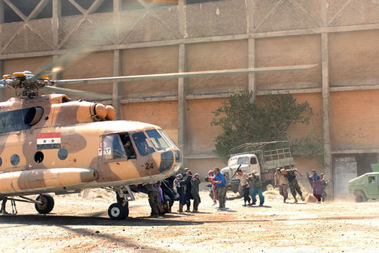 هلی‌کوپتر سوری در پشت صحنه «پایتخت»