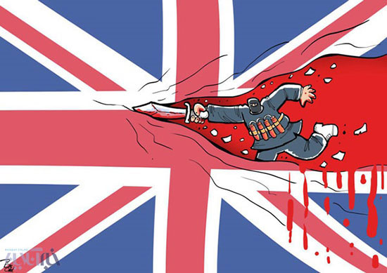 کاریکاتور: داعش به لندن رسید!