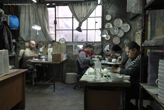 عکس: حفظ فلسطین با بلور و سرامیک