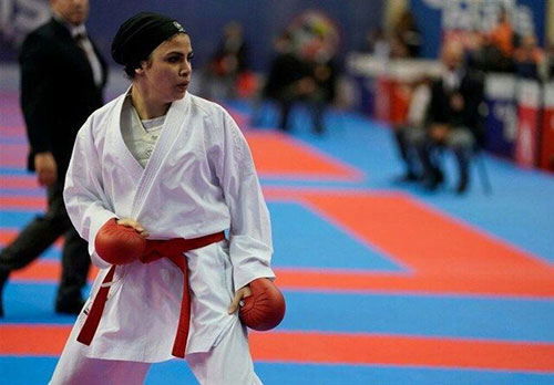 صعود سارا بهمنیار به فینال کاراته وان مسکو