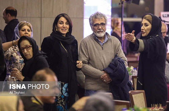 بهروز افخمی و همسرش در شب کارگردانان سینما