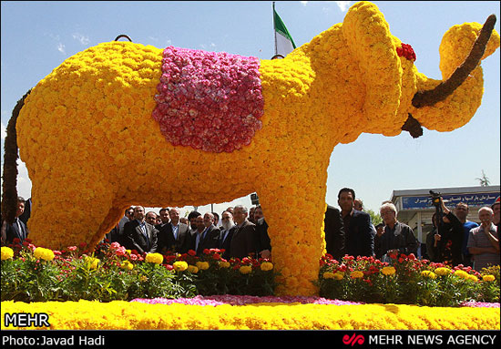 افتتاح نمایشگاه گل و گیاه تهران