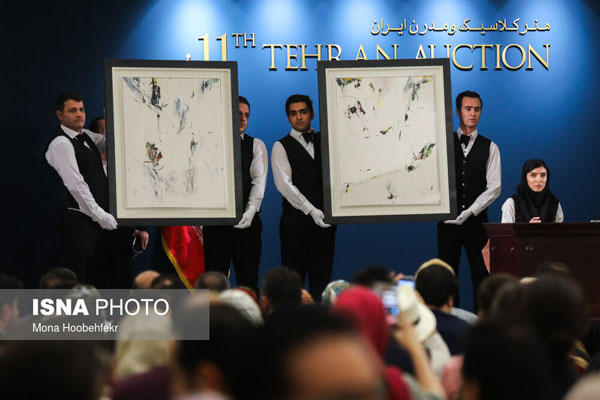 تصاویری از برگزاری یازدهمین دوره حراج تهران