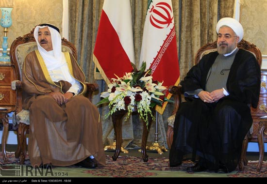عکس: استقبال رسمی روحانی از امیر کویت