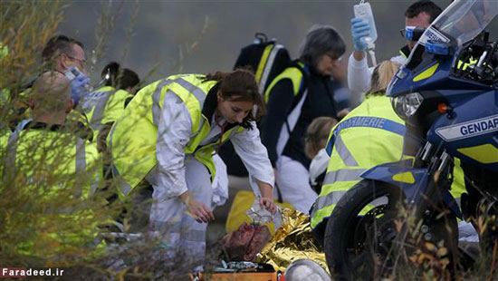 سقوط مرگبار قطار در فرانسه +عکس