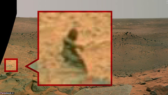 تصاویری عجیب و حیرت‌انگیز از مریخ!