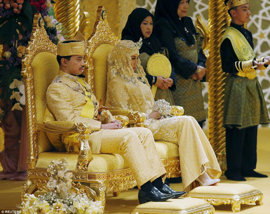ازدواج پر زرق و برق پسر سلطان +عکس