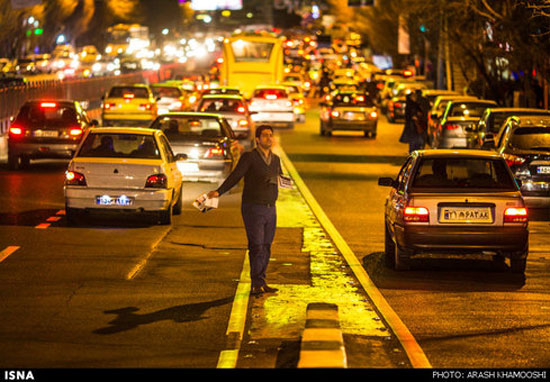 عکس: تهران در آخرین شب تبلیغات