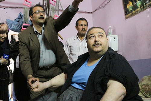 گفت و گو با «سید موسی شریفی»، چاق‌ترین مرد ایران