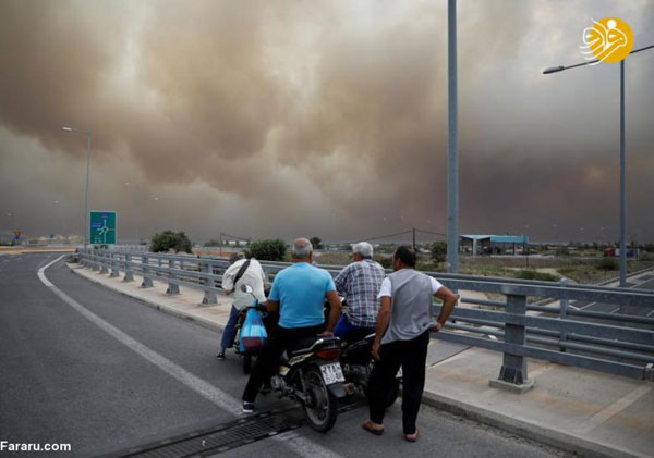 جنگل‌های یونان در آتش سوخت