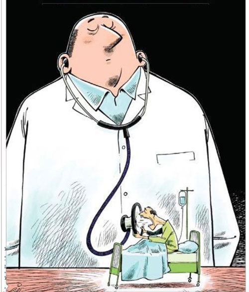 کاریکاتور: پزشک ها صدای همه را درآوردند!