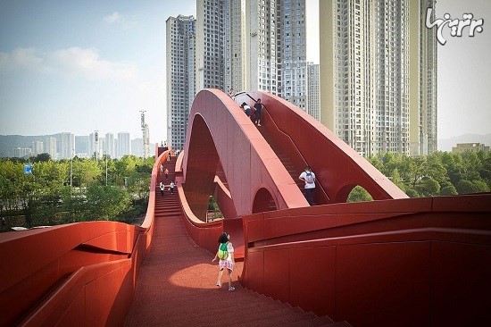 پل خلاقانه در چین با الهام از نوار موبیوس