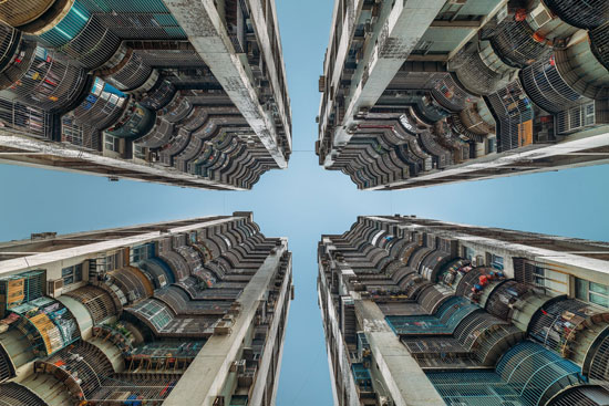 نگاه متفاوت به آسمان‌خراش‌های هنگ‌کنگ