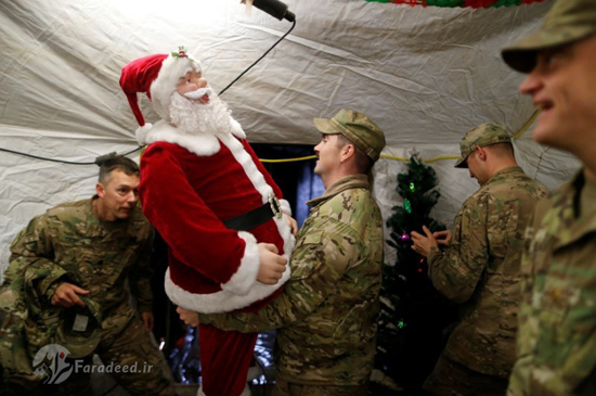 کریسمس سربازان آمریکایی در موصل