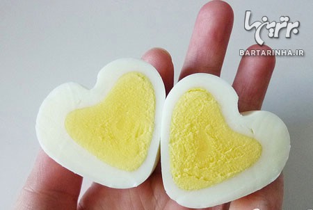 تخم مرغ قلبی درست کنید!