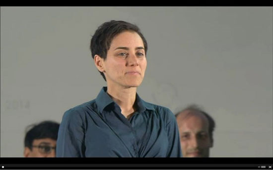 عکس: اهدای نوبل ریاضیات به یک زن ایرانی
