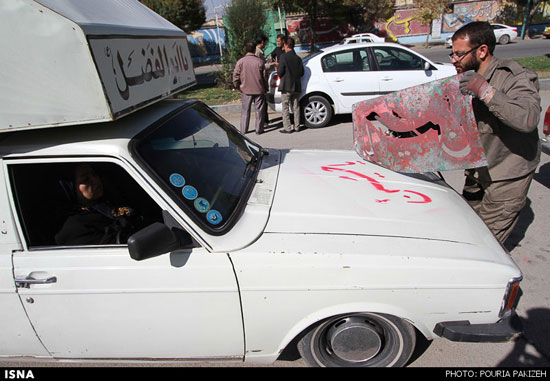 عکس: ماشین نویسی در دهه محرم