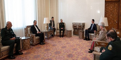 سرلشکر باقری با بشار اسد دیدار کرد