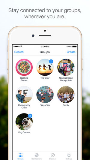 دانلود برنامه Facebook Groups برای iOS