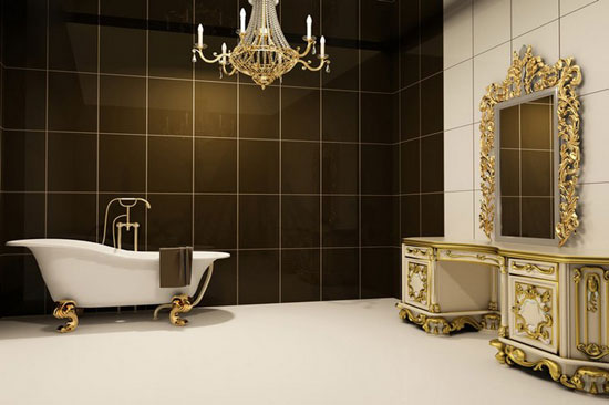 57 طراحی چشمگیر از حمام های لوکس (1)