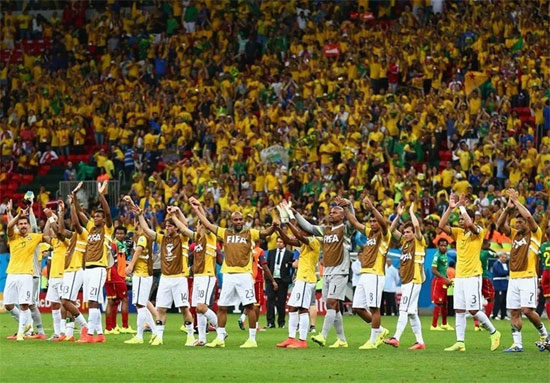 عکس: صعود برزیلی‌ها با شکست کامرون