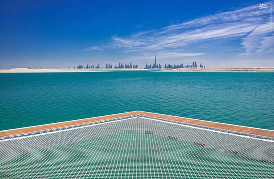 ویلاهای شناور در آب دبی +عکس