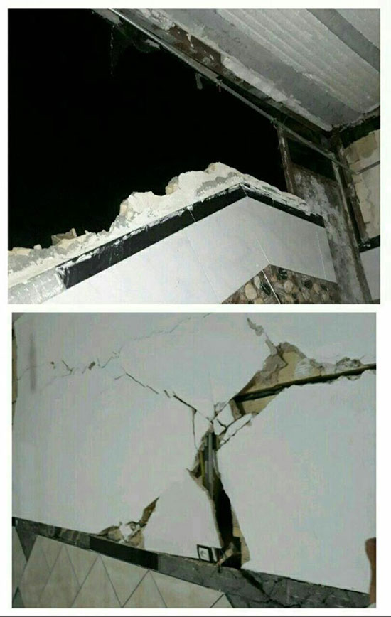 اولین تصاویر از زلزله ۶.۴ ریشتری کرمانشاه
