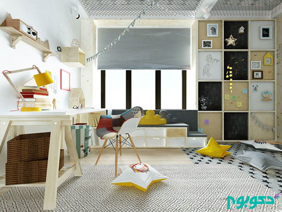 ایده هایی رنگارنگ و جالب برای اتاق کودک
