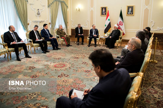 دیدار نخست‌وزیر سوریه با روحانی