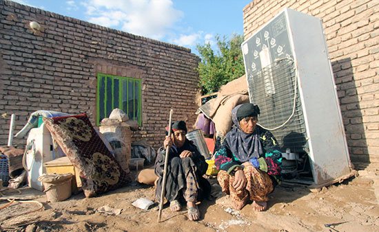 خسارات سیل در مناطق مرزی خراسان جنوبی