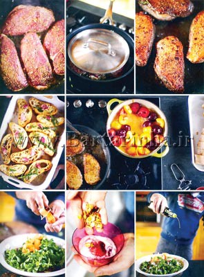 دستور آشپزی: گوشت اردك + سياباتا