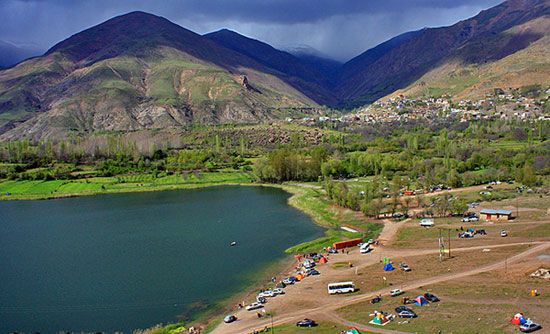 دریاچه اُوان، نگین زیبای قزوین +عکس