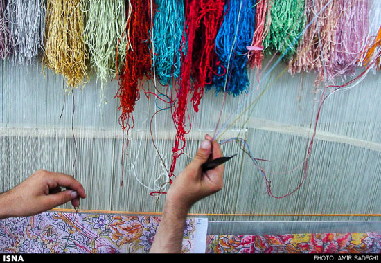 عکس: رنگرزی و بافت فرش در تبریز