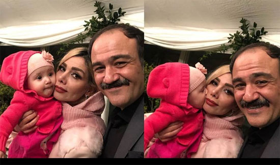 تصویر جدید مهران غفوریان در کنار همسر و دخترش
