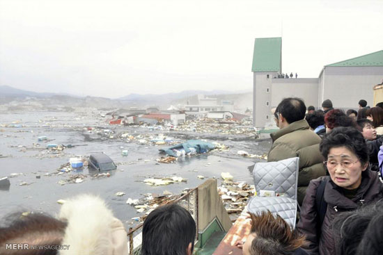 تصاویری دیده نشده از سونامی مرگبار ژاپن