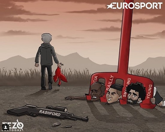 کاریکاتور: مورینیو، لیورپول را زمین‌گیر کرد!
