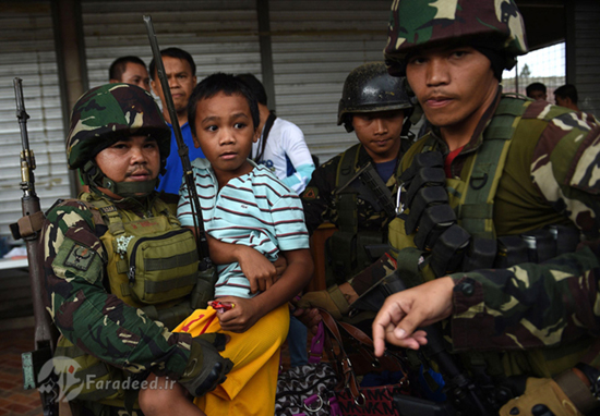 فرار فیلیپینی ها از چنگ داعش