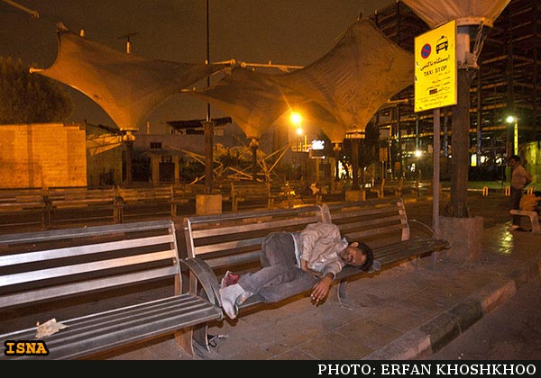 عکس؛ بی خانمان ها در تهران