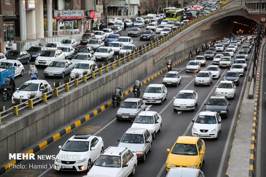 ترافیک کُشنده‌ی تهران در آخرین روز‌های ۹۷