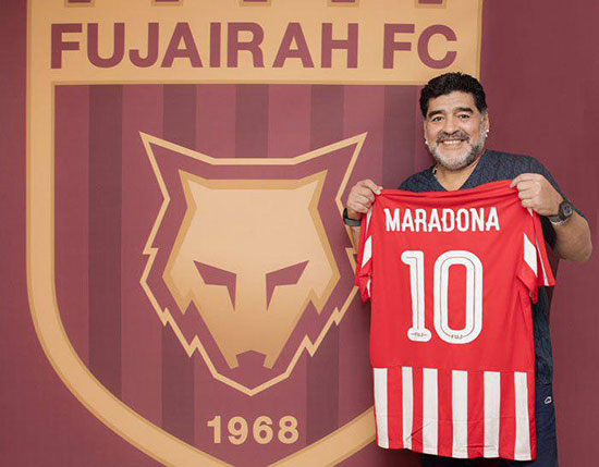 مارادونا: جاه‌طلبی‌های زیادی در امارات دارم